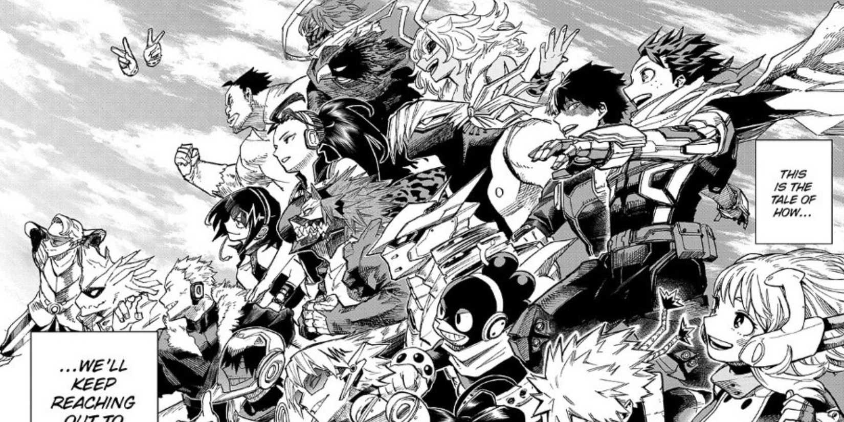 Deku and Class 1-A jumping into action in Chapter 430 - My Hero Academia