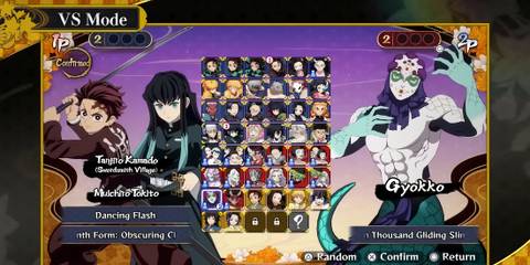the vs mode in demon slayer the hinokami chronicles 2.