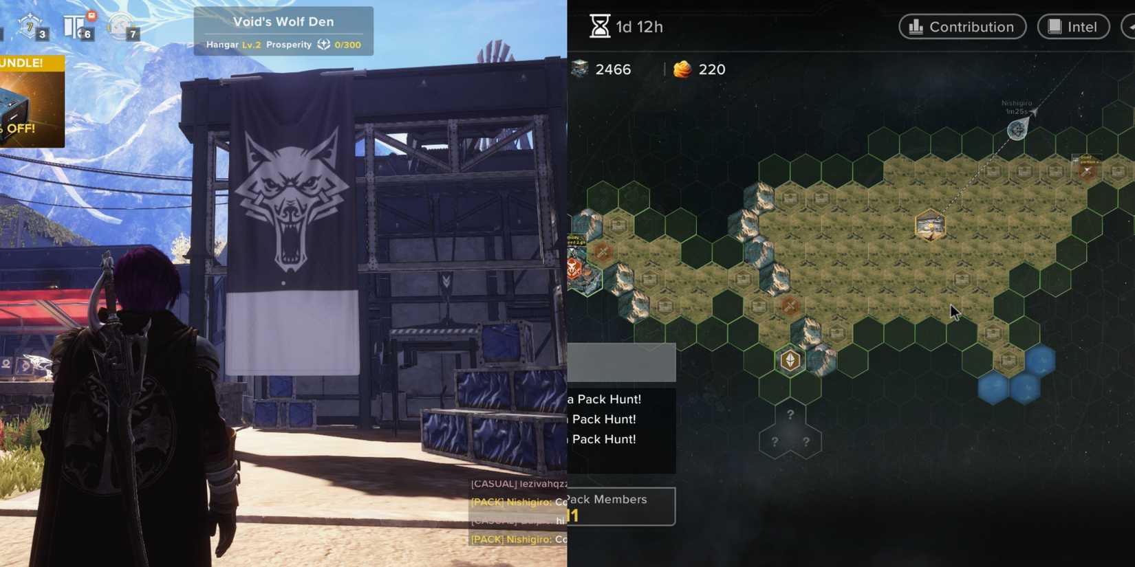 Destiny Rising Clans are called Packs