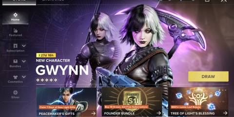 Destiny Rising Gwynn Gacha System