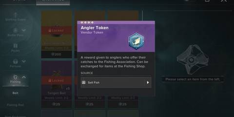 Destiny Rising how to get Angler Tokens by trading Fish to Pandora-7