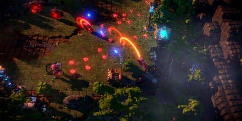 Dodging waves of bullets in Nex Machina
