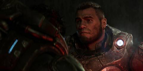Dom in Gears of War E-Day