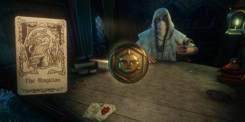 Drawing a card in Hand Of Fate 2
