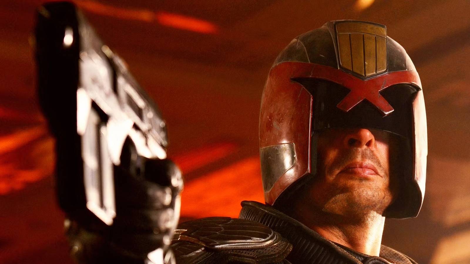 dredd karl urban lawmaker gun