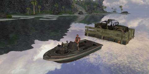 Driving a boat - Far Cry