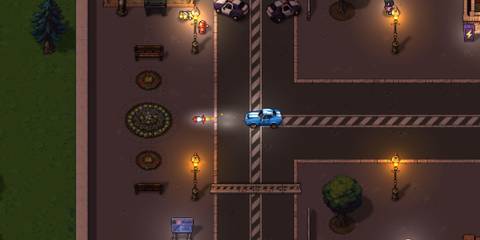 Driving in Streets of Rogue 2