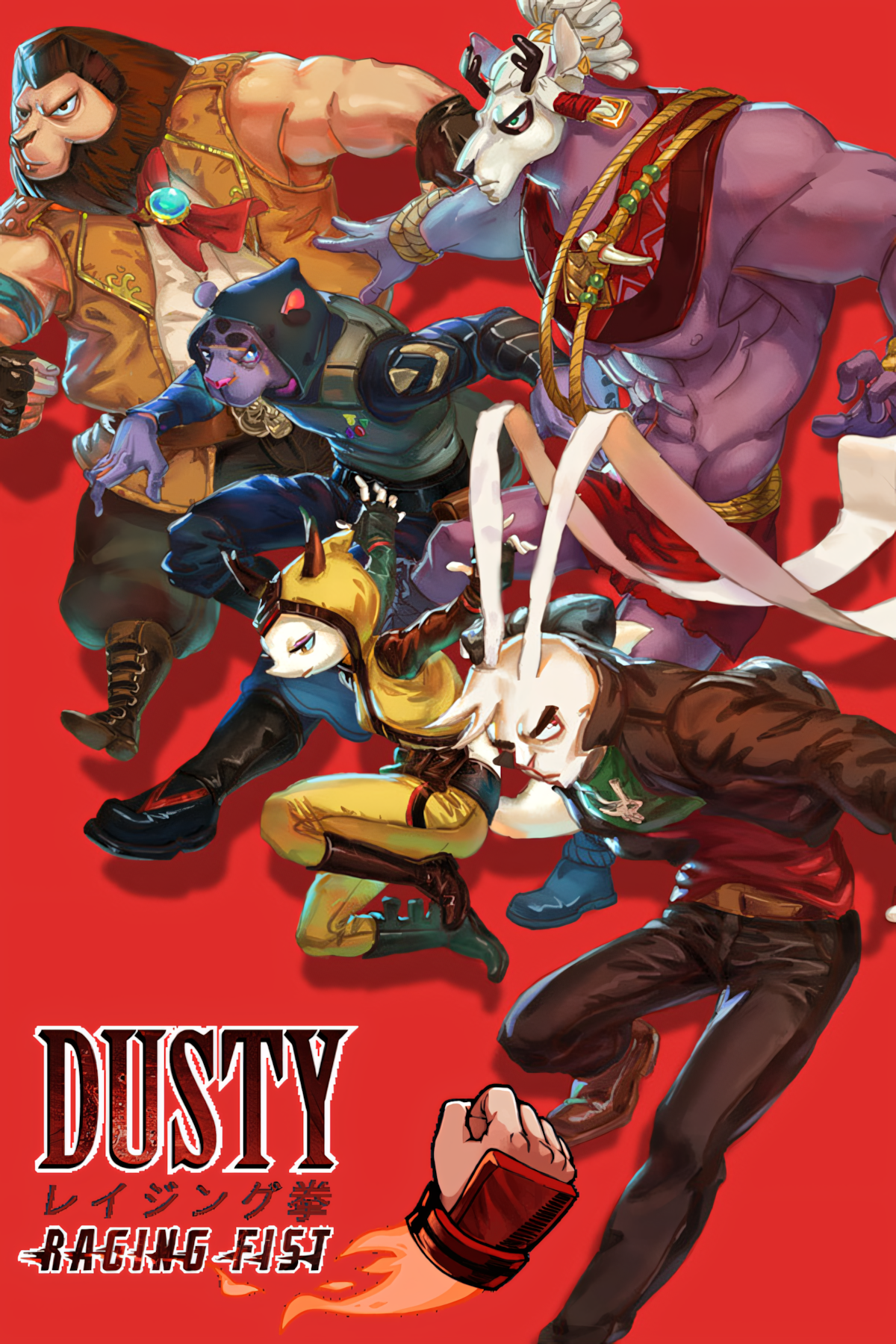 Dusty Raging Fist Tag Page Cover Art