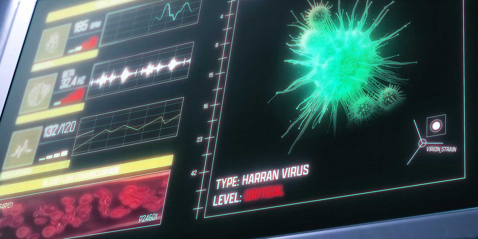 dying-light-the-beast-game-rant-advance-harran-virus-lab-monitor