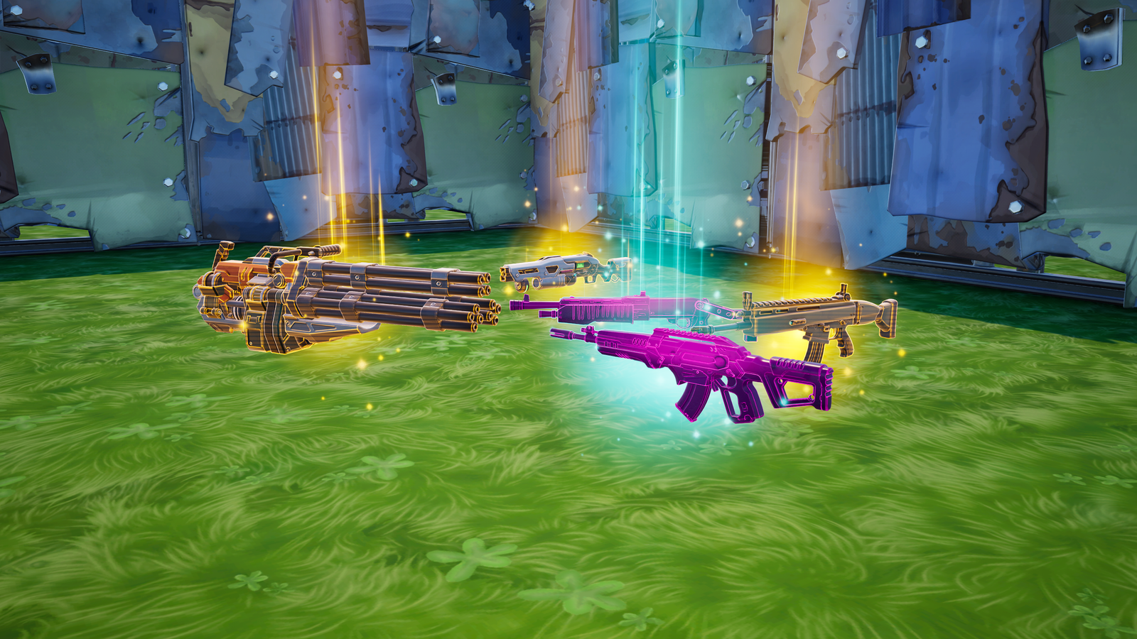 exotic and mythic weapons in fortnite ch6s4