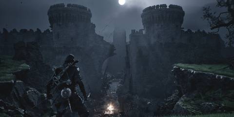 Exploring a castle in Mortal Shell 2