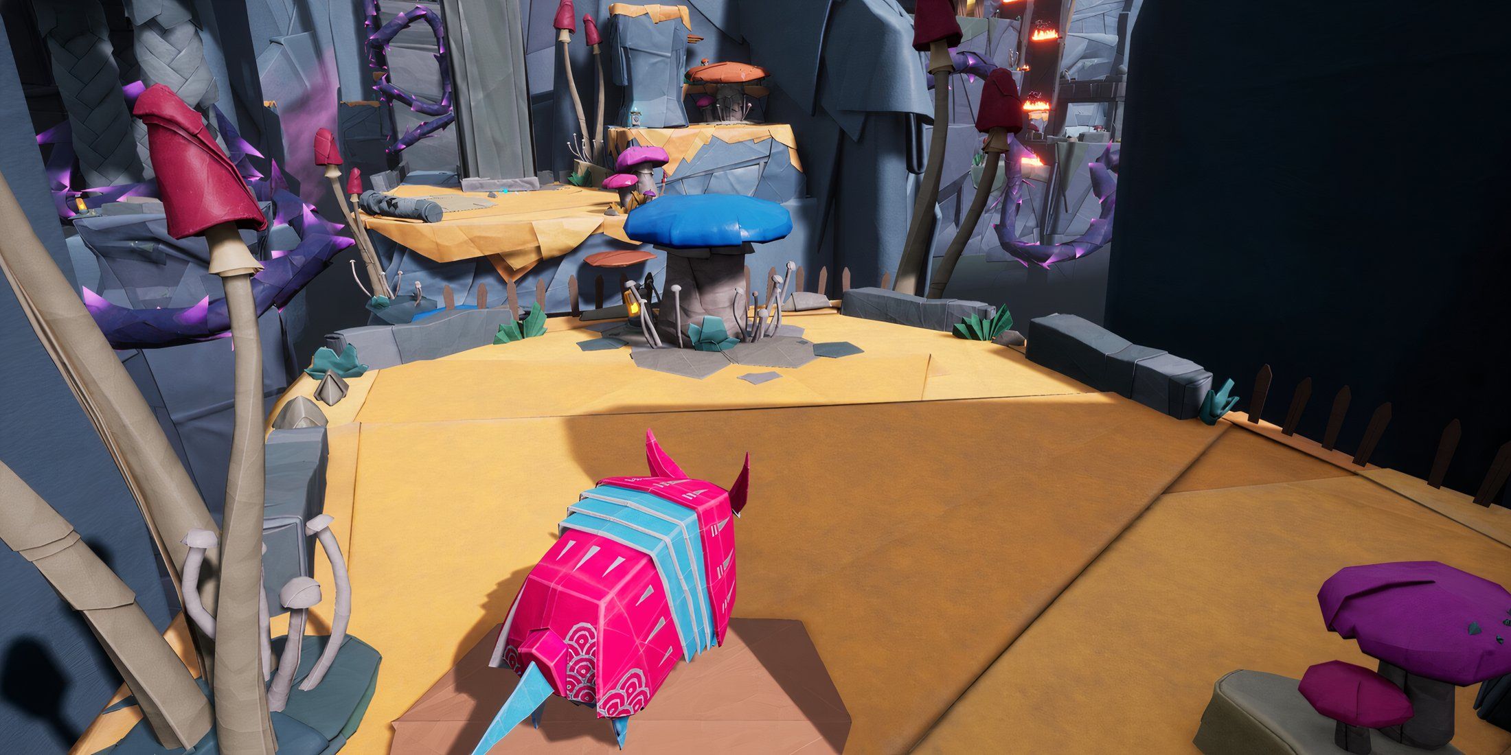 Exploring as an animal in Hirogami