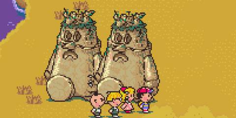 Exploring the desert in EarthBound