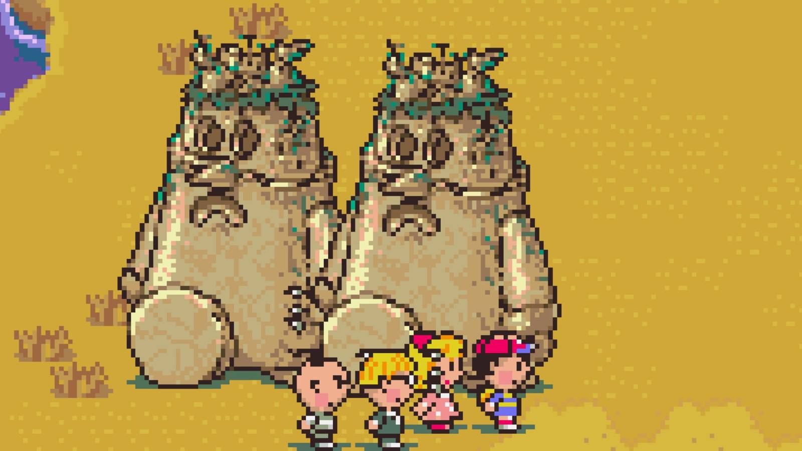 Exploring the desert in EarthBound