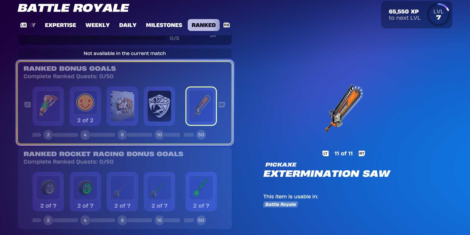 extermination saw bonus goal fortnite