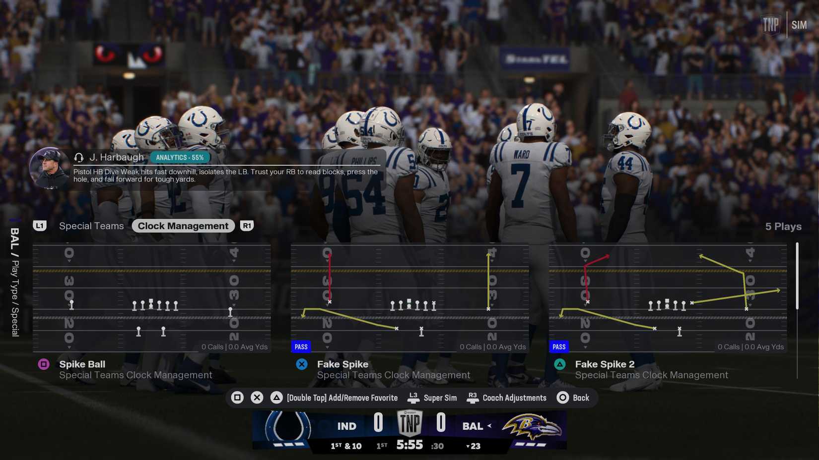 fake spike play in playbook madden 26