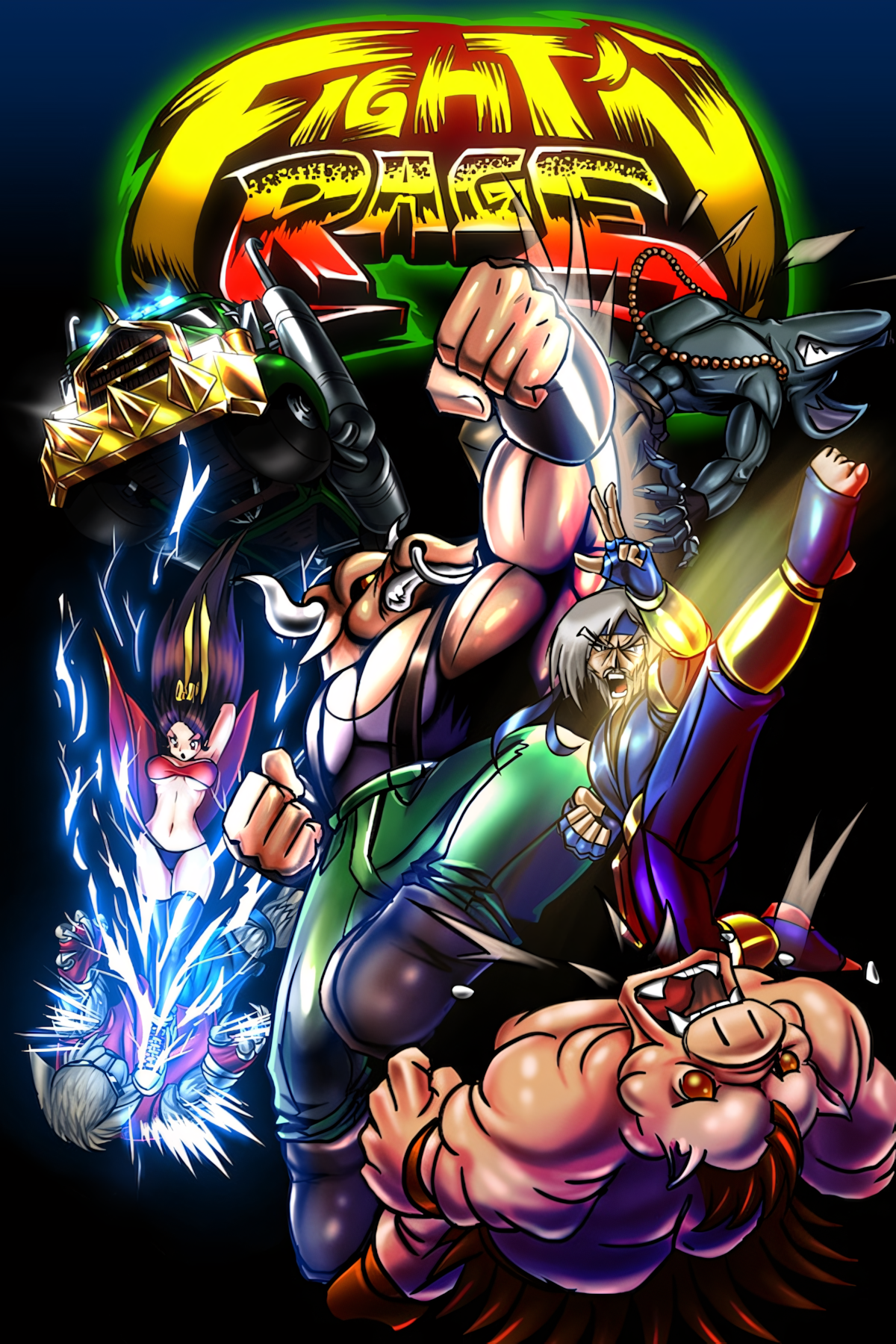 Fight'N Rage Tag Page Cover Art