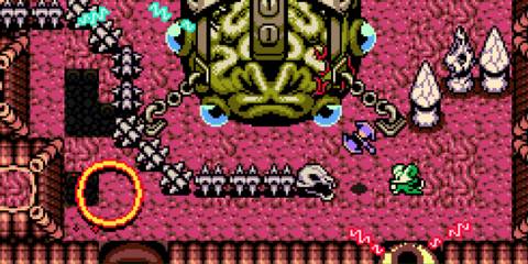 Fighting a boss with an axe in Mina The Hollower