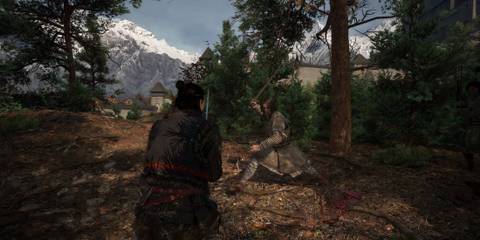 Fighting an enemy in The Blood Of Dawnwalker