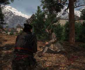 Fighting an enemy in The Blood Of Dawnwalker