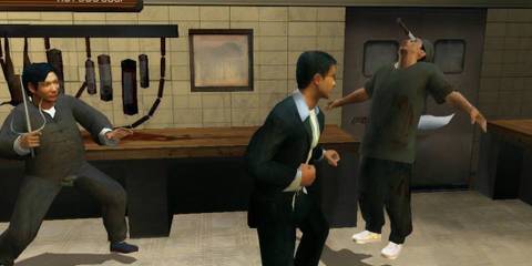 Fighting enemies in True Crime Streets Of LA