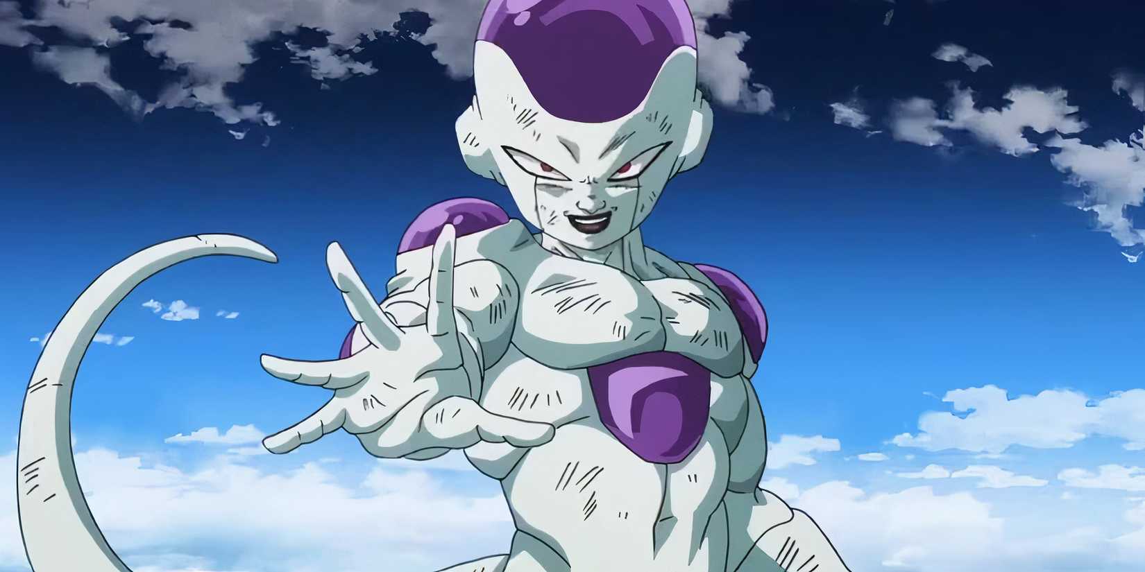 Final Form Frieza holds out his hand.