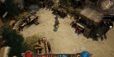 Find Otus to start Wings and Fangs in Titan Quest 2