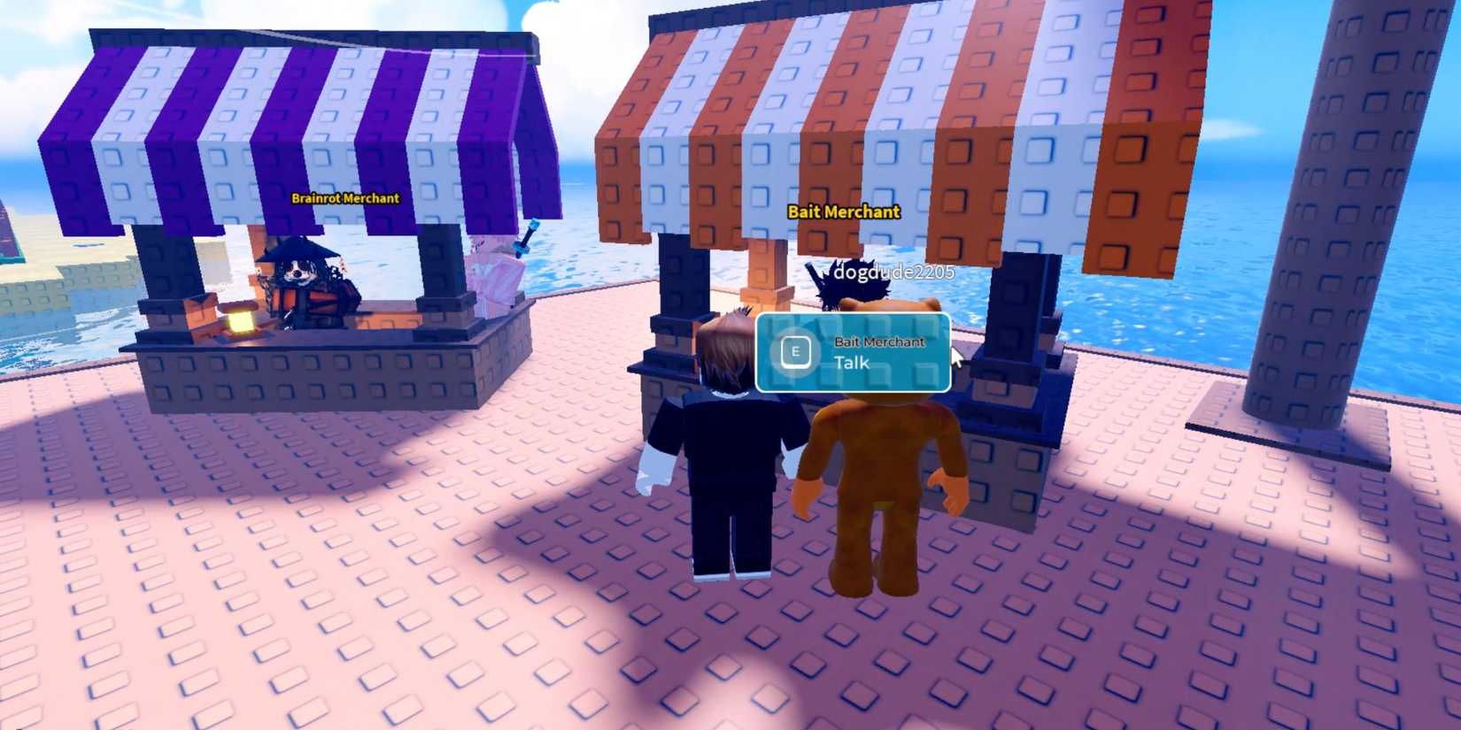 Fish a Brainrot player