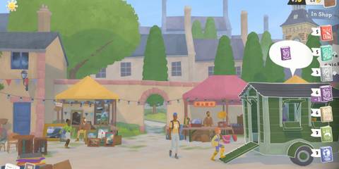 flea market tiny bookshop 