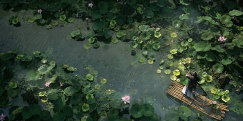 Floating down a stream in Swords Of Legends