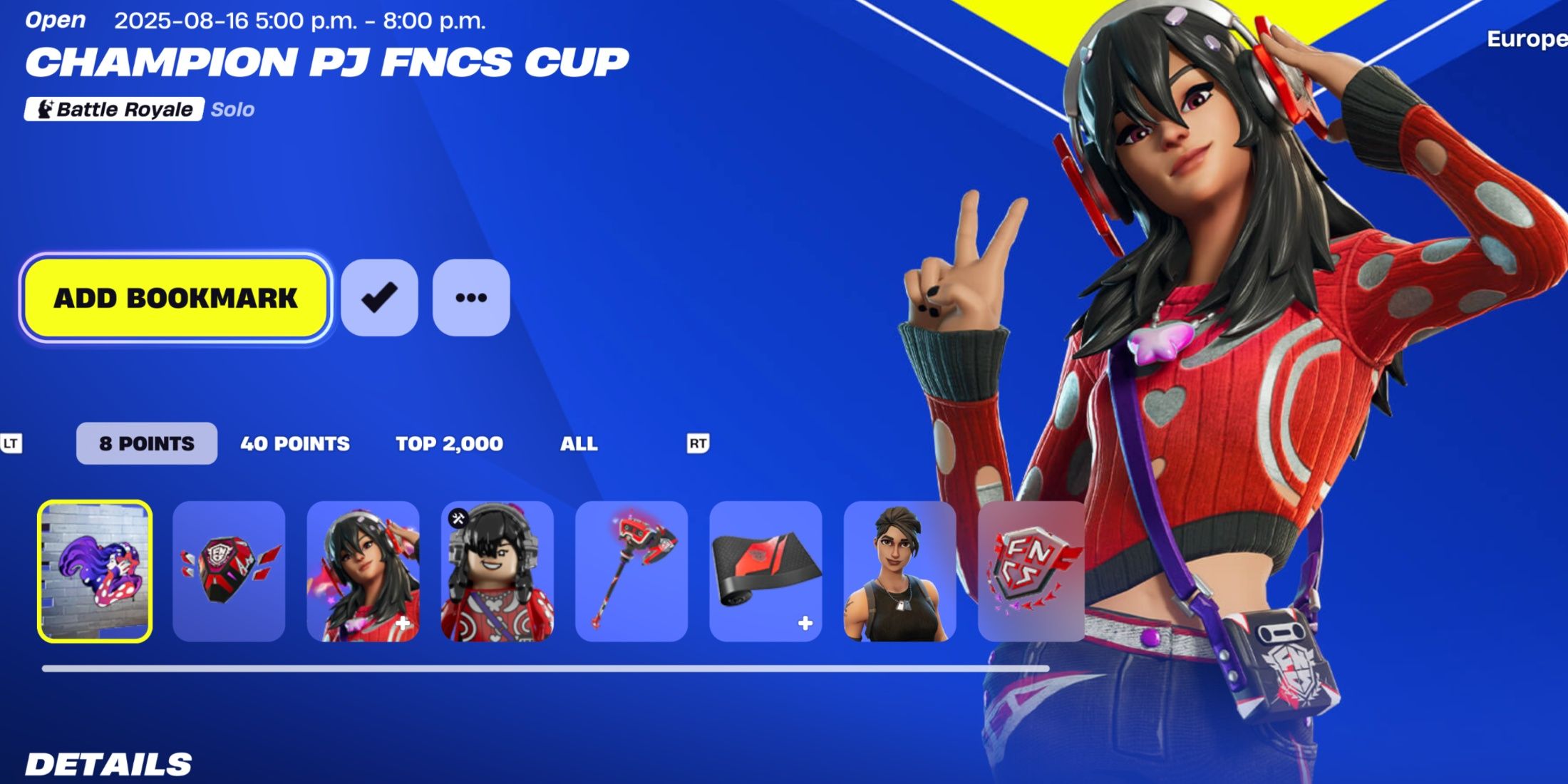 Fortnite Champion PJ FNCS Cup Guide