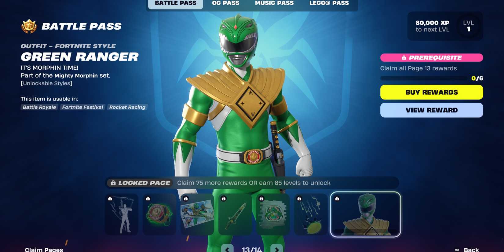 Fortnite Shock 'N Awesome Battle Pass Page 13