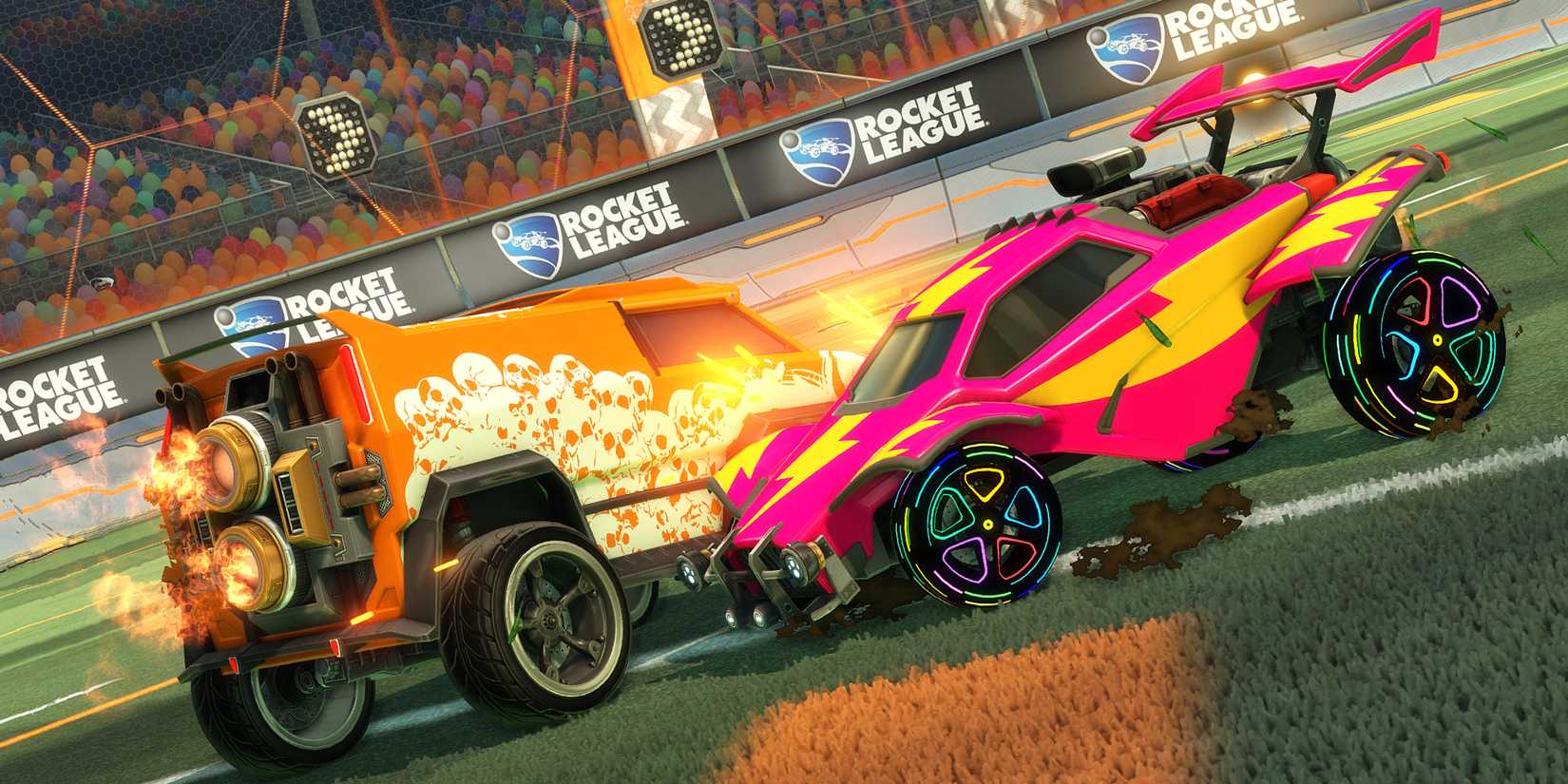 Free drops of bikes in Fortnite and Rocket League