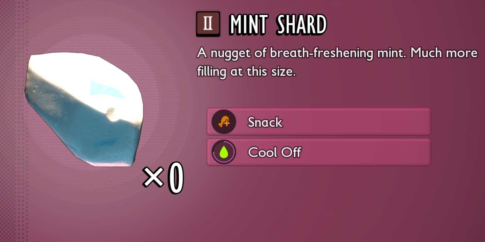fresh mint shards in Grounded 2