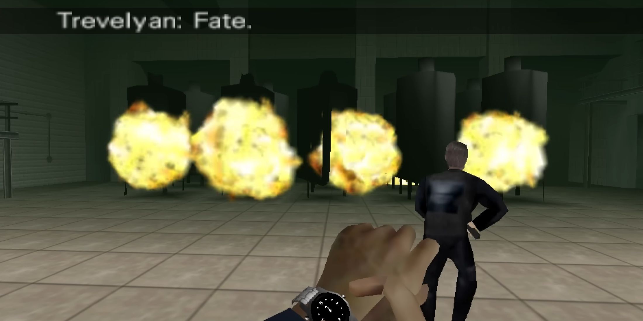 Gameplay screenshot from the NSO version - GoldenEye 007