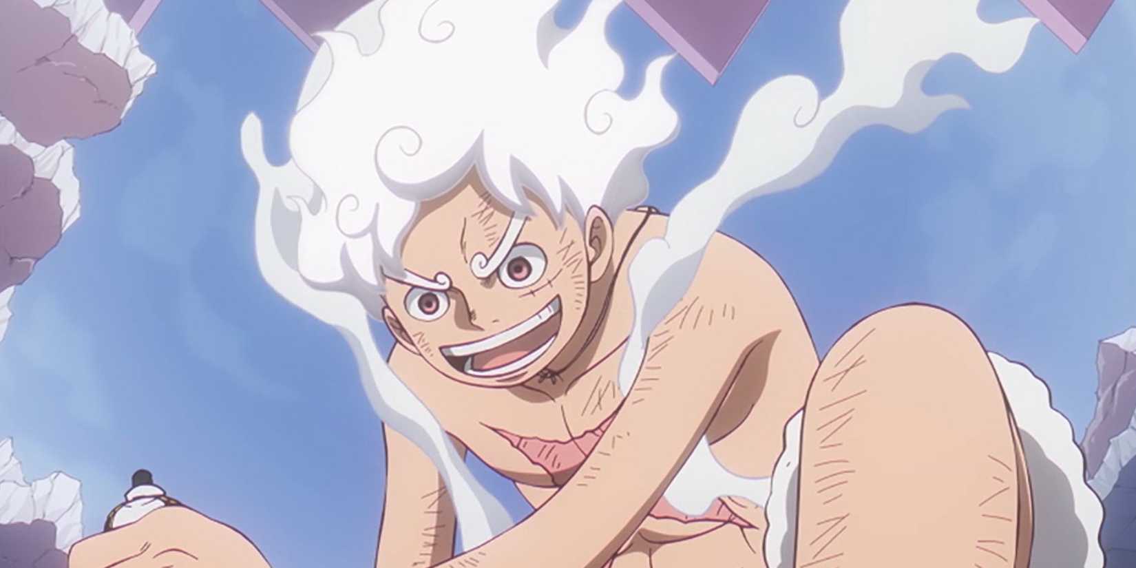 picture: gear 5 luffy in one piece.