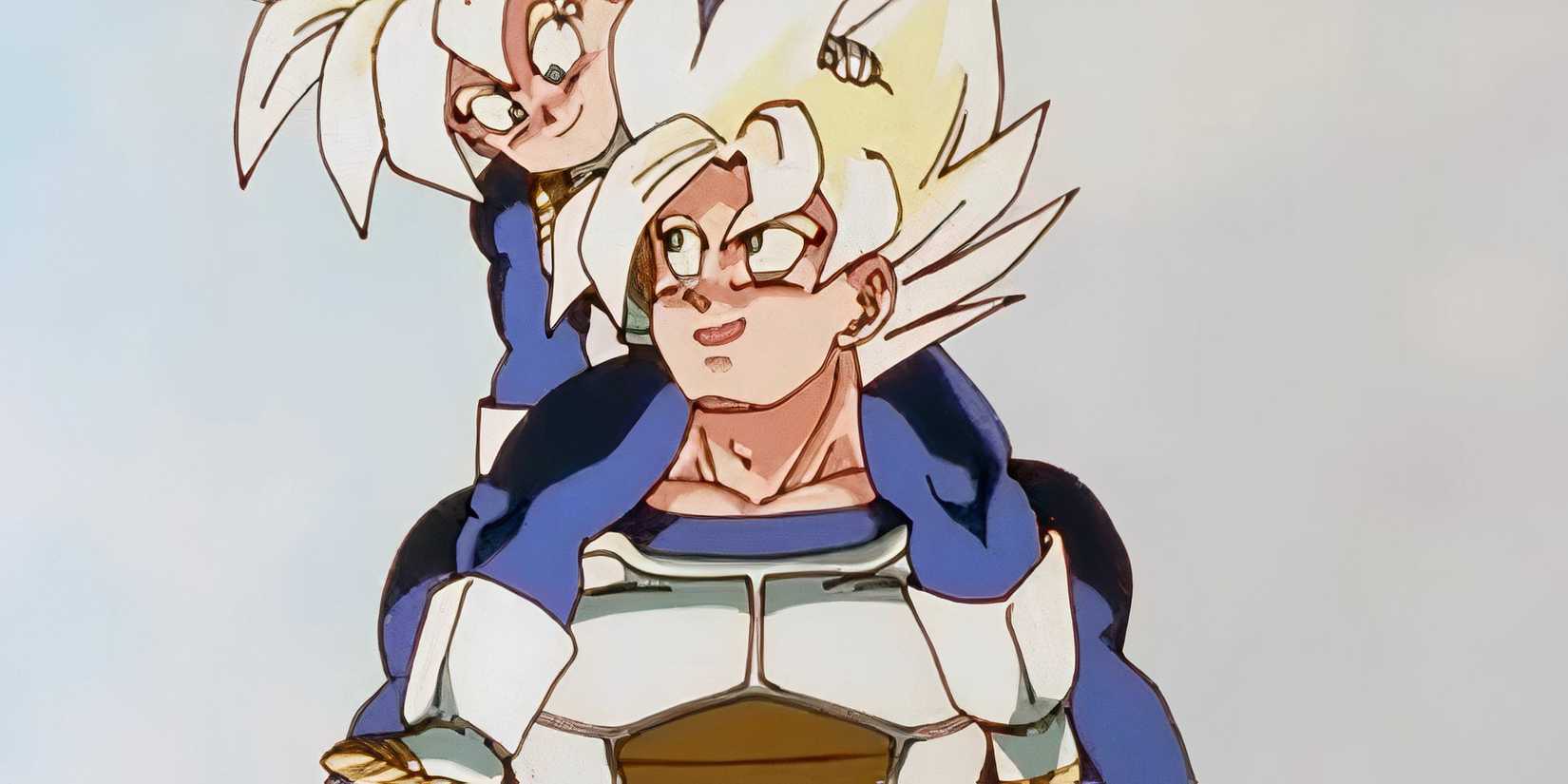 Goku and Gohan in Super Saiyan mode in Dragon Ball Z (89)