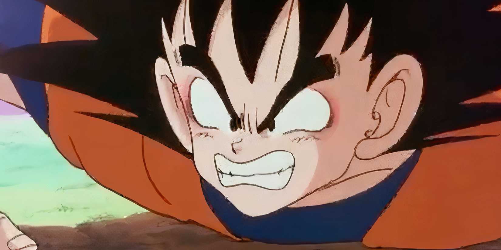 Goku under gravity in Dragon Ball Z (89)