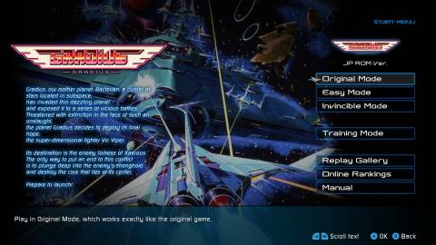 gradius-origins_mode-selection