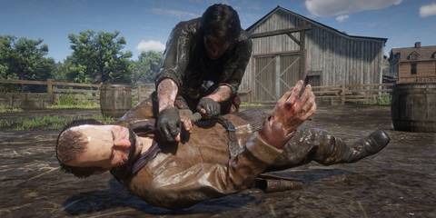 Grapple in Red Dead Redemption 2