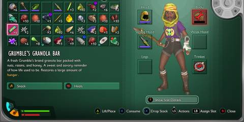 Grumble's Granola Bar in Grounded 2