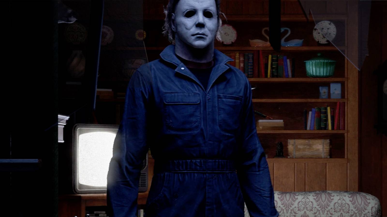 Halloween The Game Michael Myers looking out of window