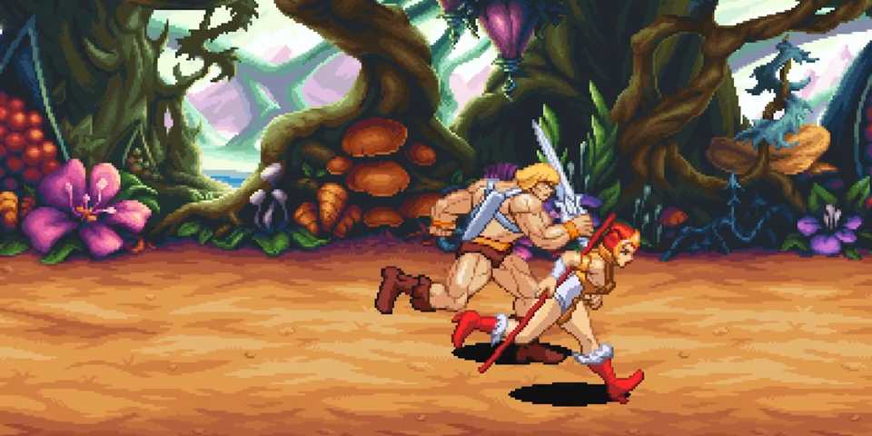 He-Man and the Masters of the Universe Dragon Pearl of Destruction she-ra and he-man running