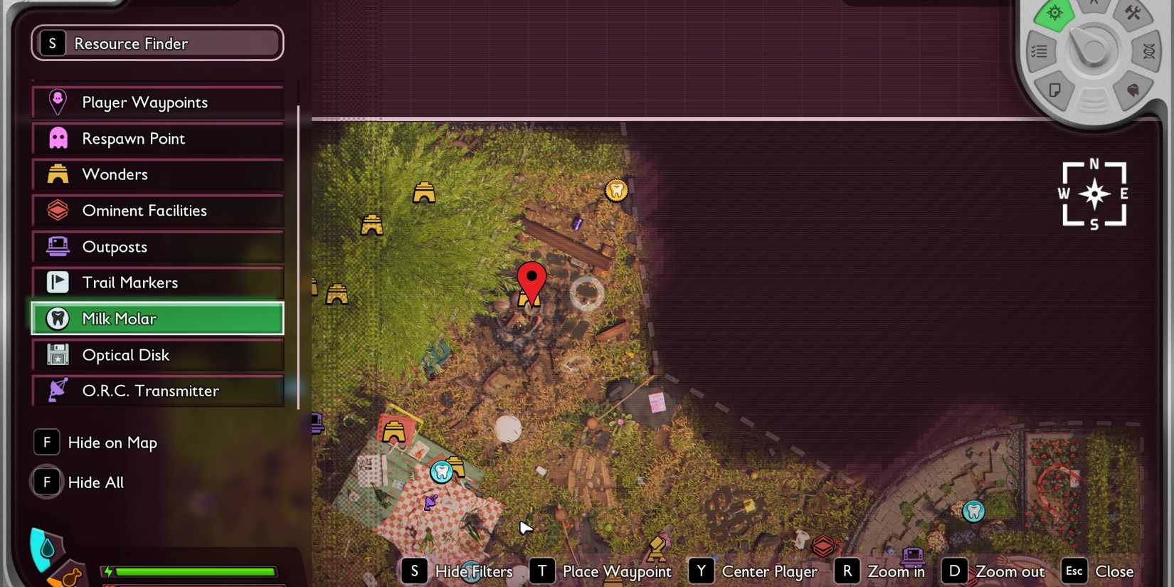 heatwave location in grounded 2 marked on map