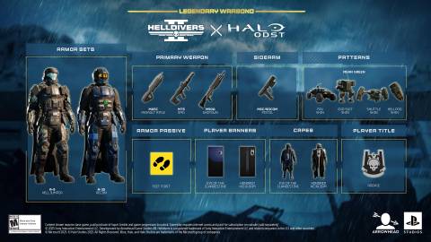 Helldivers 2 Halo ODST Warbond