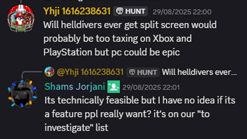 Helldivers 2 Split Screen Co-op CEO Response-1