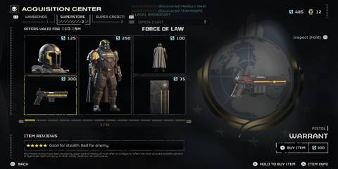 The P-92 Warrant in the Superstore