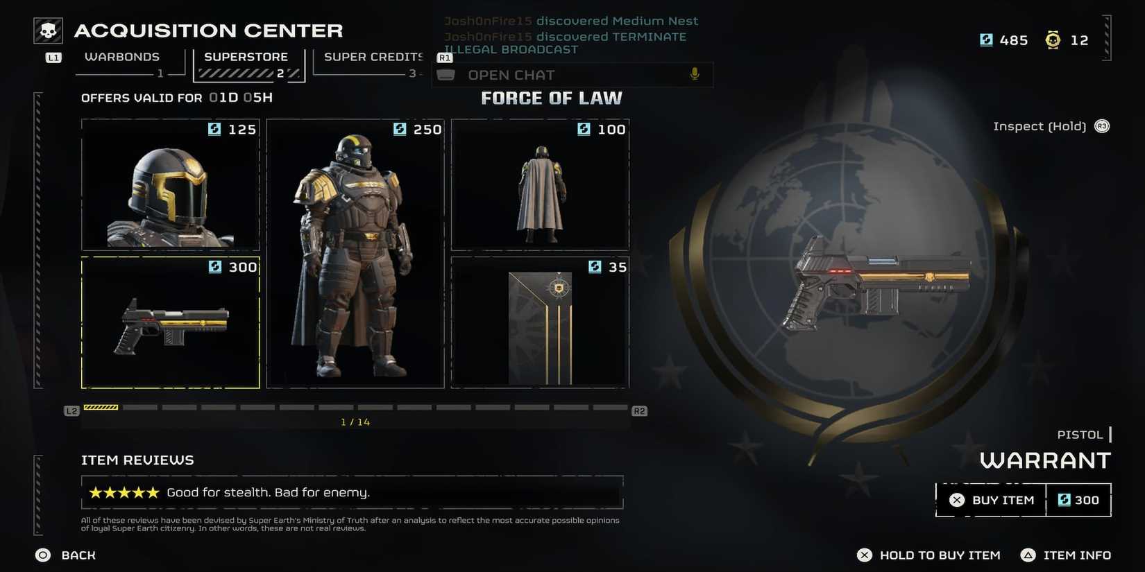 The P-92 Warrant in the Superstore