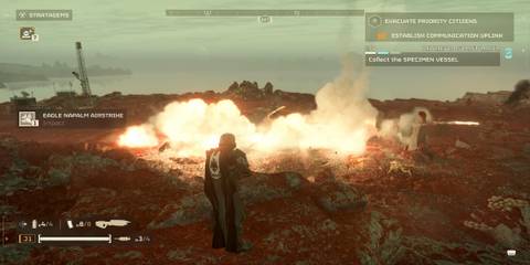 The Eagle Napalm Strike Strategem 