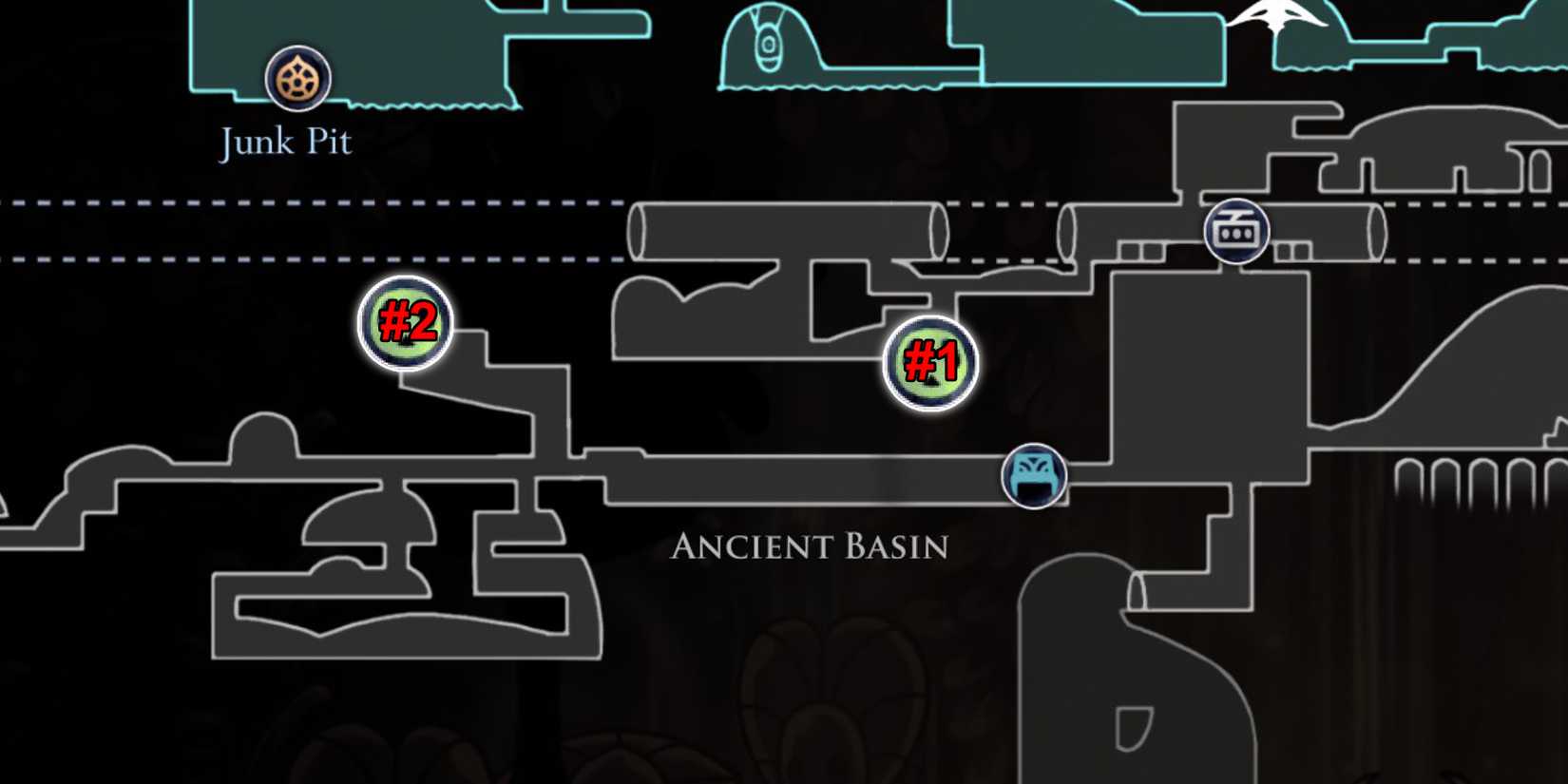 Hollow Knight All Grub Locations Ancient Basin